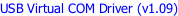 USB Virtual COM Driver (v1.09)